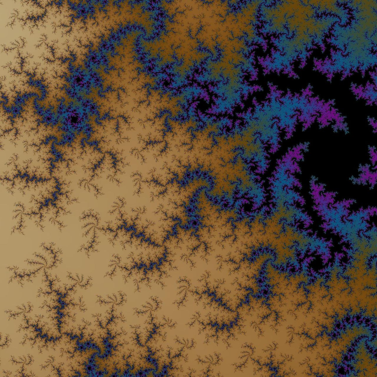 a cool Mandelbrot image, CC BY-SA courtesy of Random Mandelbot (https://botsin.space/@mrandelbot)